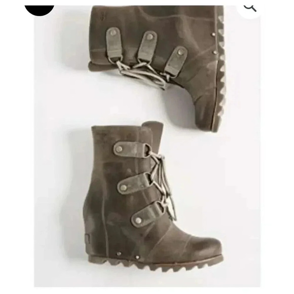 Sorel Women’s Joan of Arctic Wedge Boots Size 7 - Picture 2 of 9